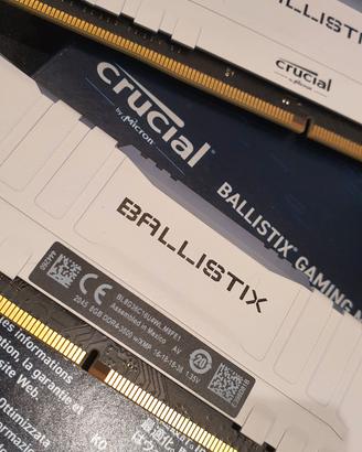 Crucial Ballistix RGB Whit 16GB (2x8) 3600MHz CL16