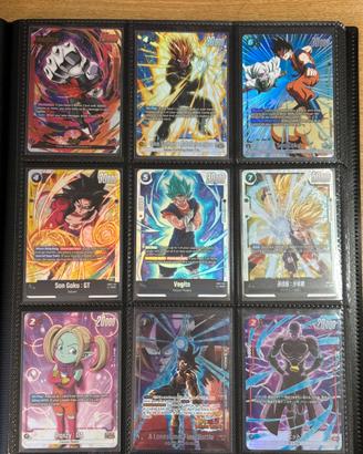 Lotto carte SR/SR alt/SCR/L/SPR/SLR  dragonball FW