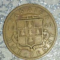 Giamaica, George VI, One penny 1940