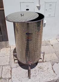 Bidone acciaio inox 150 Lt per olio
