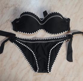 costume 2 pezzi  nero bianco