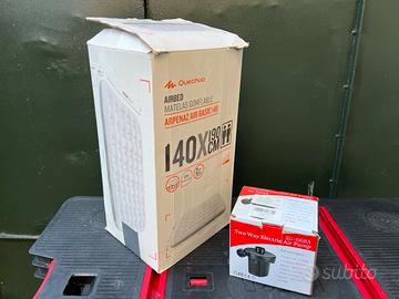 Materassino matrimoniale da campeggio con pompa 12