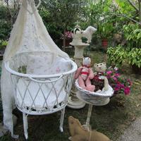 Culla in vimini d'epoca