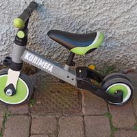 Triciclo e bici senza pedali