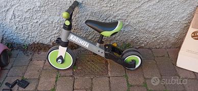 Triciclo e bici senza pedali