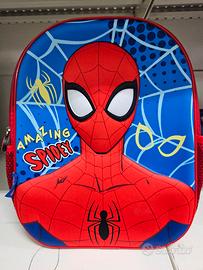 zaino asilo spiderman alto 28 cm