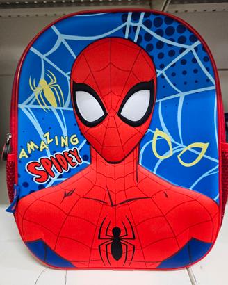 zaino asilo spiderman alto 28 cm