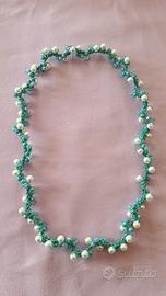 Collana all'uncinetto