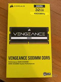LAPTOP SODIMM DDR5 RAM 32GB CORSAIR VENGEANCE