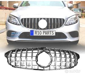 GRIGLIA MERCEDES W205 AMG 19- LOOK AMG GT CROMO