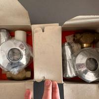 Kit valvole idrauliche ottone e cromate nuove