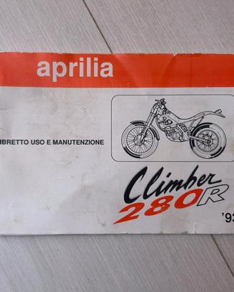 Libretto uso e manutenzione Aprilia Climber