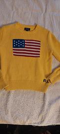 Maglione bandiera Ralph Lauren 12/14 anni