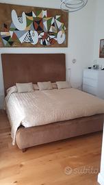 Letto matrimoniale+materasso come nuovi