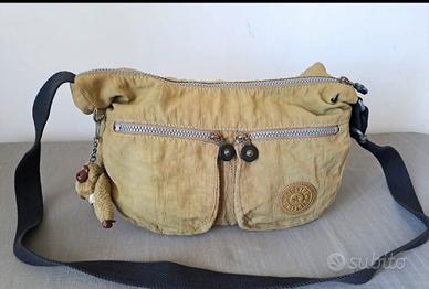 borsa kipling a tracolla colore nocciola 