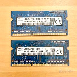 RAM 8gb (4x2) DDR3 SKHynix