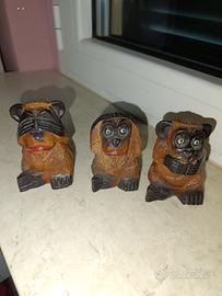 scimmiette non vedo non sento e non parlo 