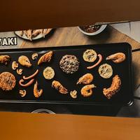 Piastra elettrica grill e teppanyaki