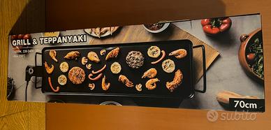 Piastra elettrica grill e teppanyaki