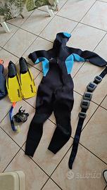 Kit attrezzatura Sub