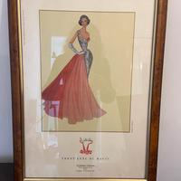 Manifesto Valentino mostra Roma 1991