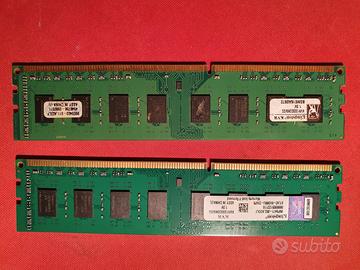 Lotto 9 banchi vecchie Ram (DDR3, DDR, SDRAM)