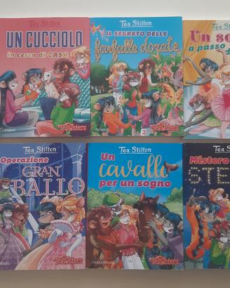 LIBRI TEA STILTON 7pz + 1 in omaggio