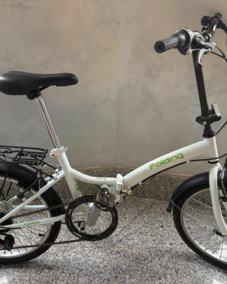 Bici pieghevole bianca - Folding 