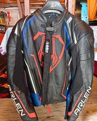 giacca moto in pelle arlen ness taglia 58