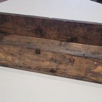 Rara scatola in legno per esplosivi dell'esercito