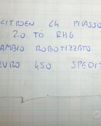 Cambio robotizzato citroen c4 picasso 2011 2.0 td