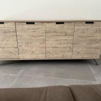 Madia moderna in legno chiaro – come nuova