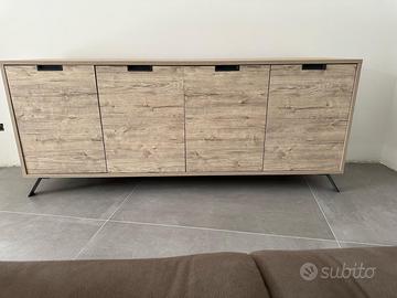 Madia moderna in legno chiaro – come nuova