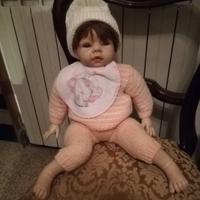 bambola reborn in silicone h cm 55 NPK collection