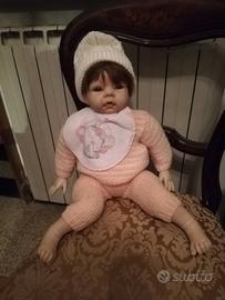 bambola reborn in silicone h cm 55 NPK collection