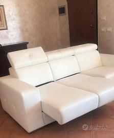 Divano in VERA PELLE manifattura artigianale Bruma