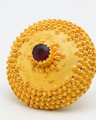 Ciondolo Bottone Sardegna Oro 18KT (Misura Grande)