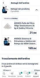Sistema di filtrazione piscina