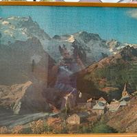 Puzzle rappresentante paesaggio montano