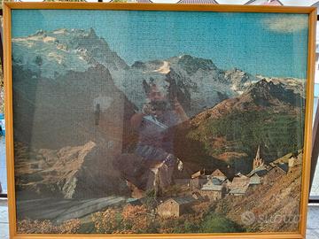 Puzzle rappresentante paesaggio montano