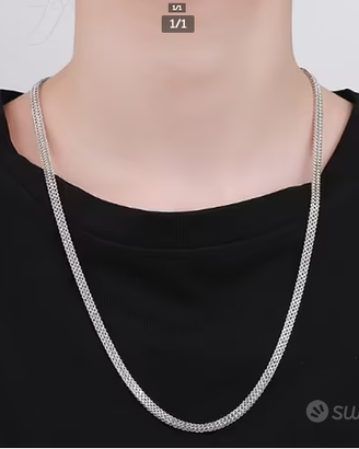 collana maglia coreana snake