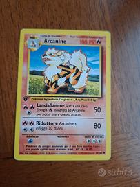 Arcanine 23/102 Set Base Card Pokemon 2000 1st 