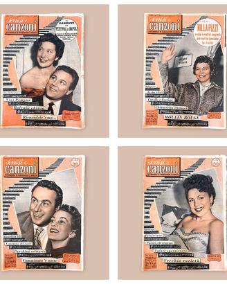 Lotto 17 Riviste Sorrisi e Canzoni – Vintage 1953