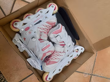 pattini roller e da ghiaccio bambina