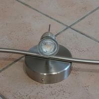 Barra faretti inox spazzolato