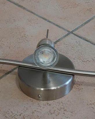 Barra faretti inox spazzolato