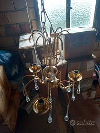 lampadario con pendenti 