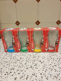 Set 4 Bicchieri Coca Cola McDonald's Euro 2012 - N