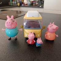 Peppa pig personaggi con auto