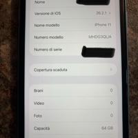 iPhone 11 64GB Verde – Batteria 88% – Funzionante